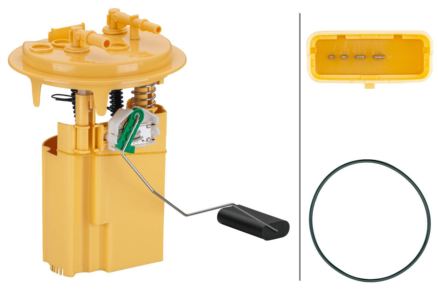 HELLA 8TF 358 106-931 Kraftstoff-Fördereinheit - elektrisch - 4-polig - mit Dichtung/mit Tankgeber