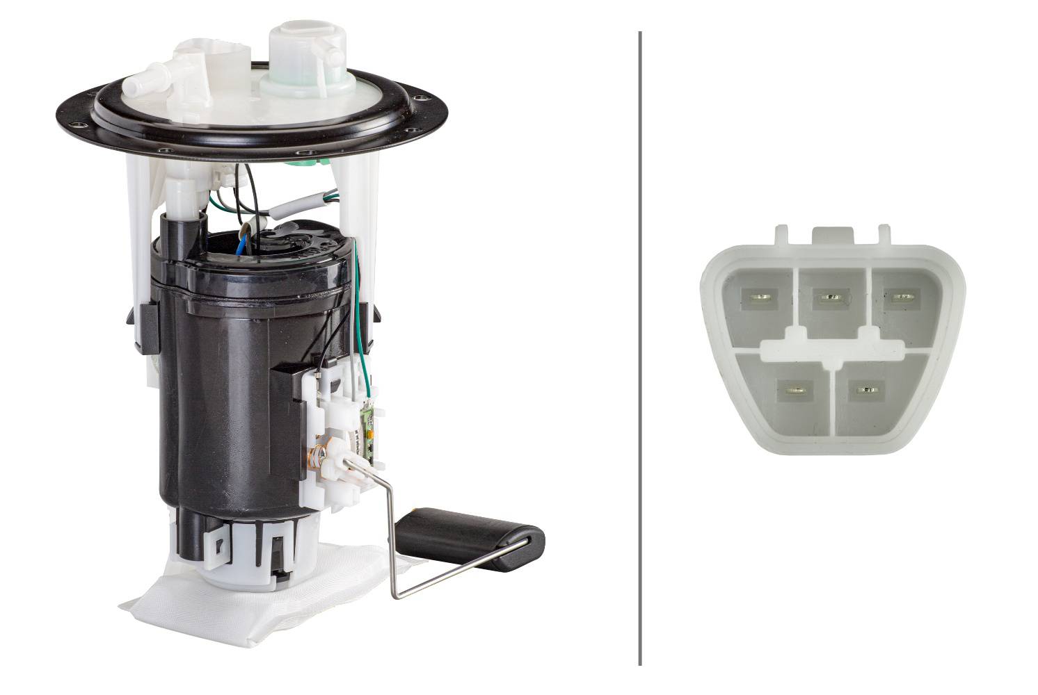 HELLA 8TF 358 106-711 Kraftstoff-Fördereinheit - elektrisch - 5-polig - mit Tankgeber