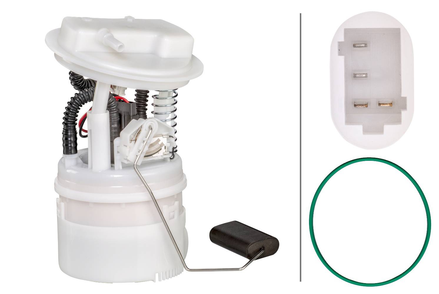 HELLA 8TF 358 106-131 Kraftstoff-Fördereinheit - elektrisch - 4-polig - mit Dichtung/mit Tankgeber