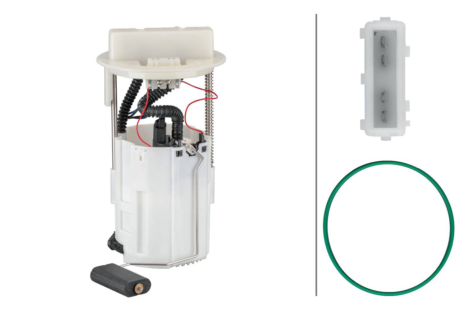 HELLA 8TF 358 146-221 Kraftstoff-Fördereinheit - elektrisch - 4-polig - mit Dichtung/mit Tankgeber