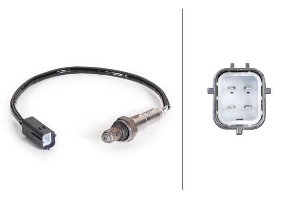 HELLA 6PA 358 066-681 Lambdasonde - 4-polig - Kabel: 400mm