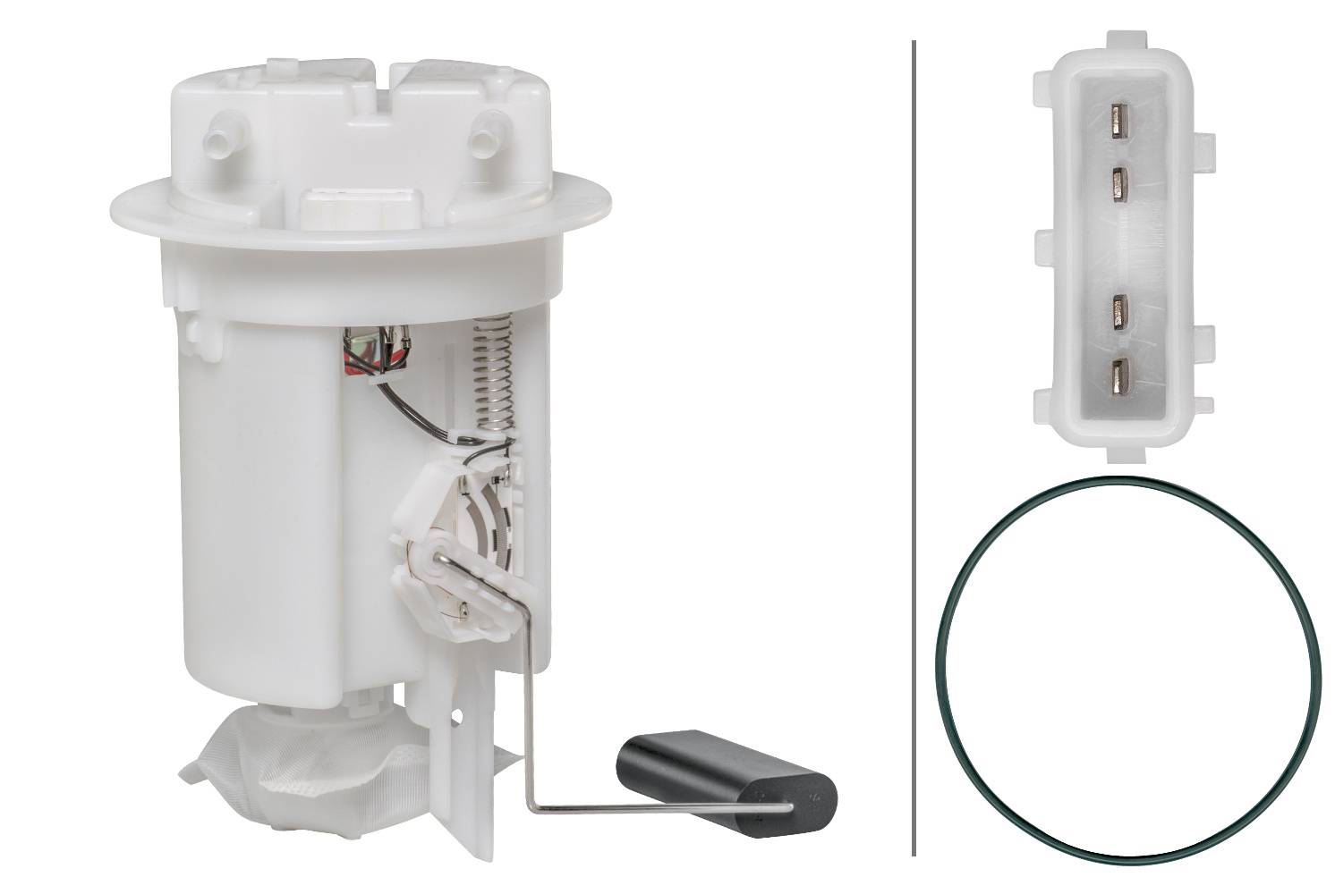 HELLA 8TF 358 106-251 Kraftstoff-Fördereinheit - elektrisch - 4-polig - mit Dichtung/mit Tankgeber