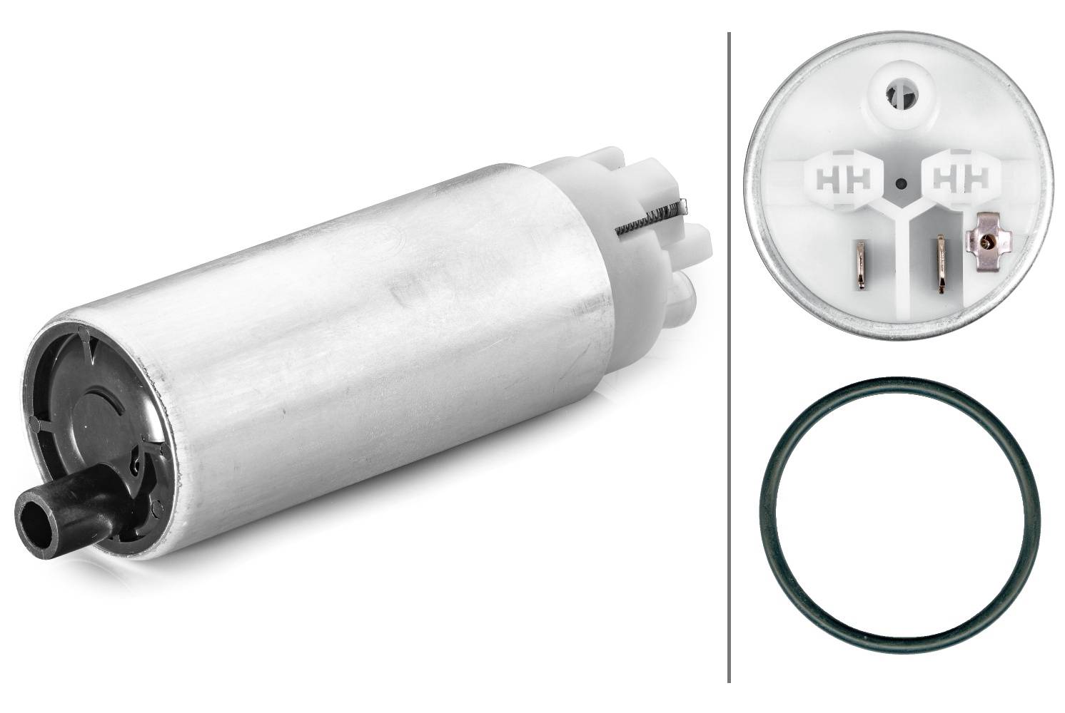 HELLA 8TF 358 106-651 Kraftstoffpumpe - elektrisch - 2-polig - mit Dichtung