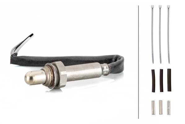 HELLA 6PA 358 103-341 Lambdasonde - 4-polig - Kabel: 155mm - mit Schrumpf-Quetschverbinder - ohne St