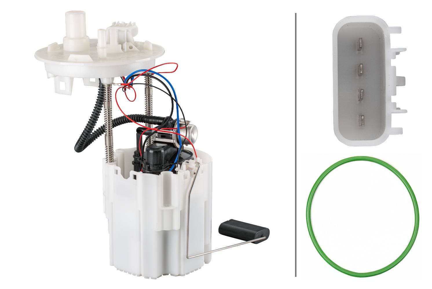 HELLA 8TF 358 106-951 Kraftstoff-Fördereinheit - elektrisch - 4-polig - mit Dichtung/mit Tankgeber -