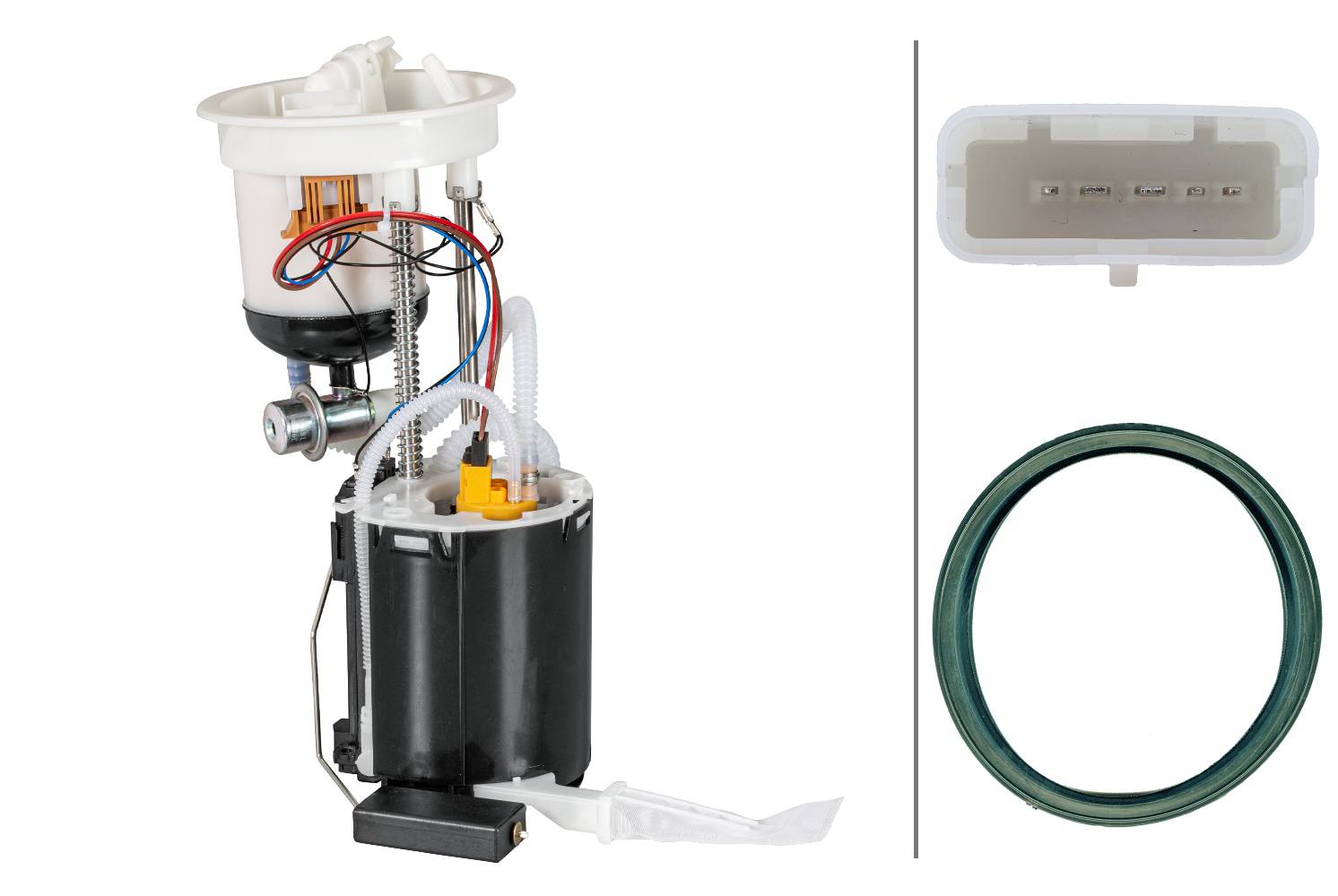 HELLA 8TF 358 146-321 Kraftstoff-Fördereinheit - elektrisch - 6-polig - mit Dichtung/mit Tankgeber -