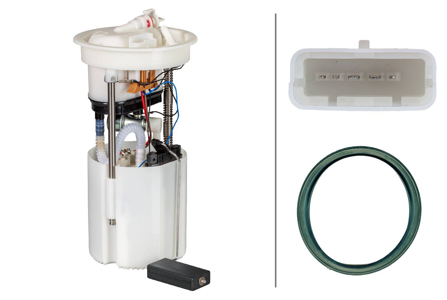 HELLA 8TF 358 146-151 Kraftstoff-Fördereinheit - elektrisch - 4-polig - mit Dichtung/mit Tankgeber -