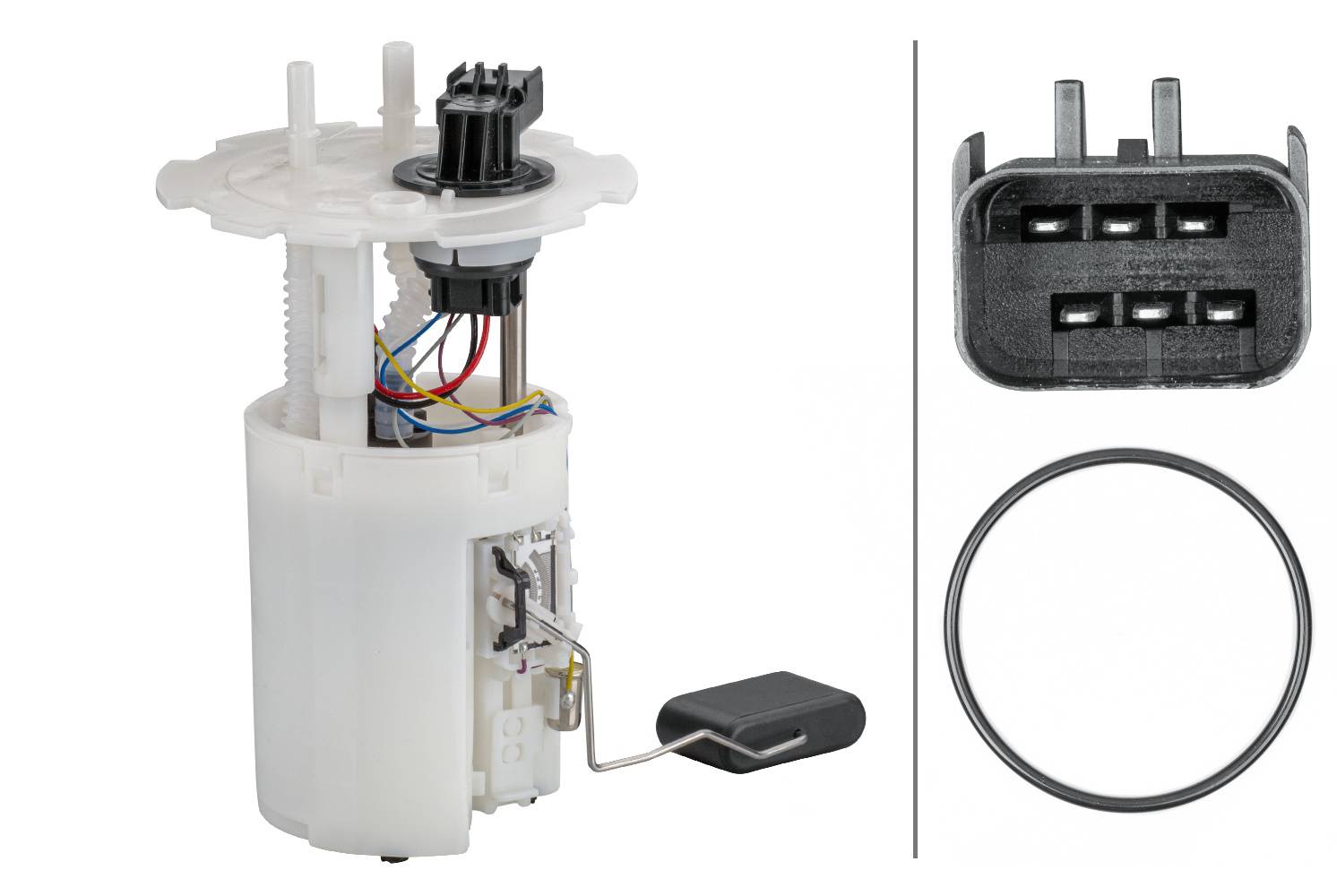 HELLA 8TF 358 106-741 Kraftstoff-Fördereinheit - elektrisch - 6-polig - mit Dichtung/mit Tankgeber