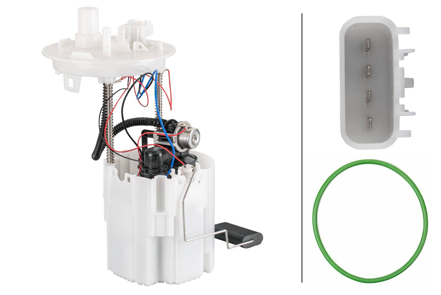 HELLA 8TF 358 106-991 Kraftstoff-Fördereinheit - elektrisch - 4-polig - mit Dichtung/mit Tankgeber -