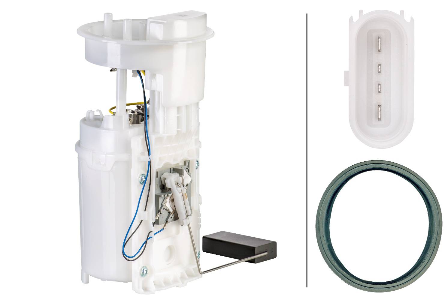 HELLA 8TF 358 106-101 Kraftstoff-Fördereinheit - elektrisch - 4-polig - mit Dichtung/mit Tankgeber