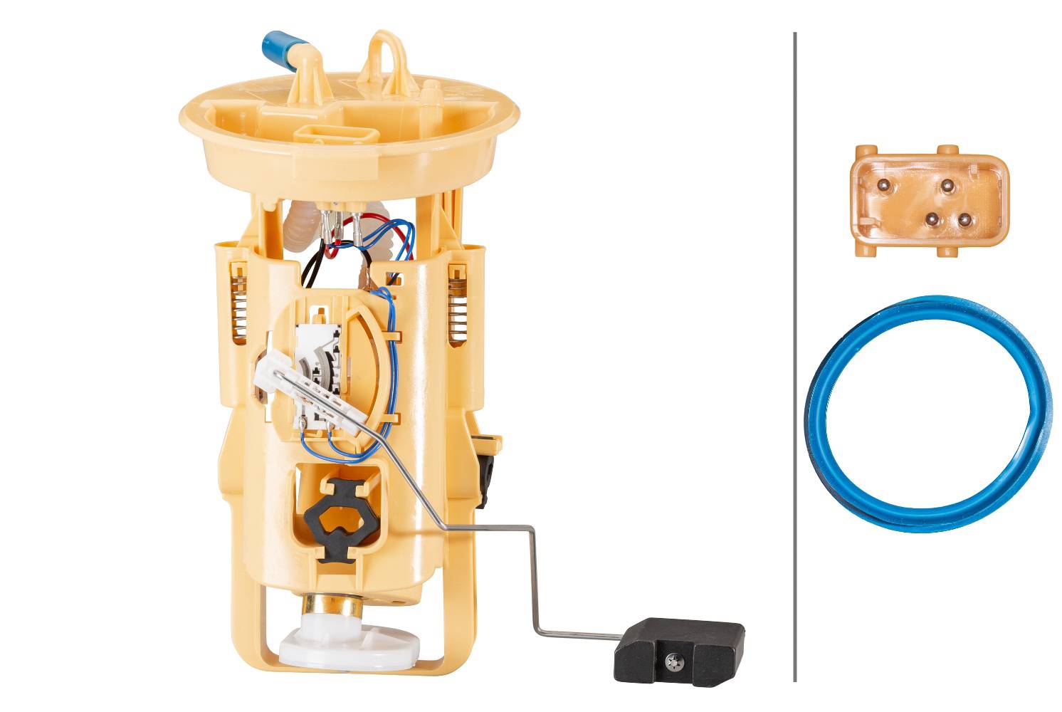 HELLA 8TF 358 146-451 Kraftstoff-Fördereinheit - elektrisch - 4-polig - mit Dichtung/mit Tankgeber