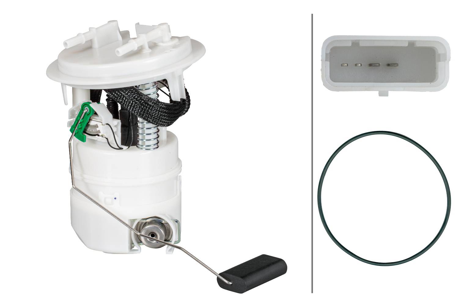 HELLA 8TF 358 146-541 Kraftstoff-Fördereinheit - elektrisch - 4-polig - mit Dichtung/mit Tankgeber -