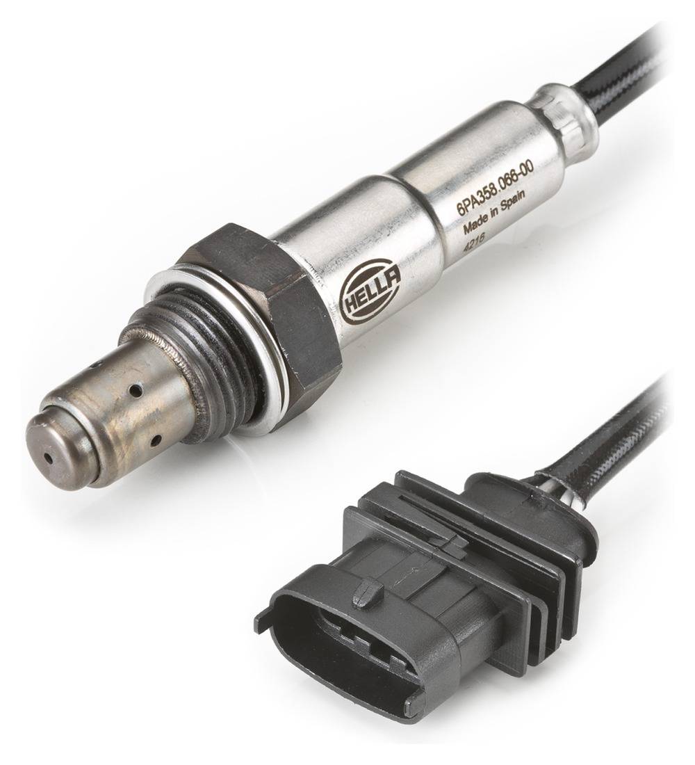 HELLA 6PA 358 066-001 Lambdasonde - 4-polig - vor Katalysator - Kabel: 630mm