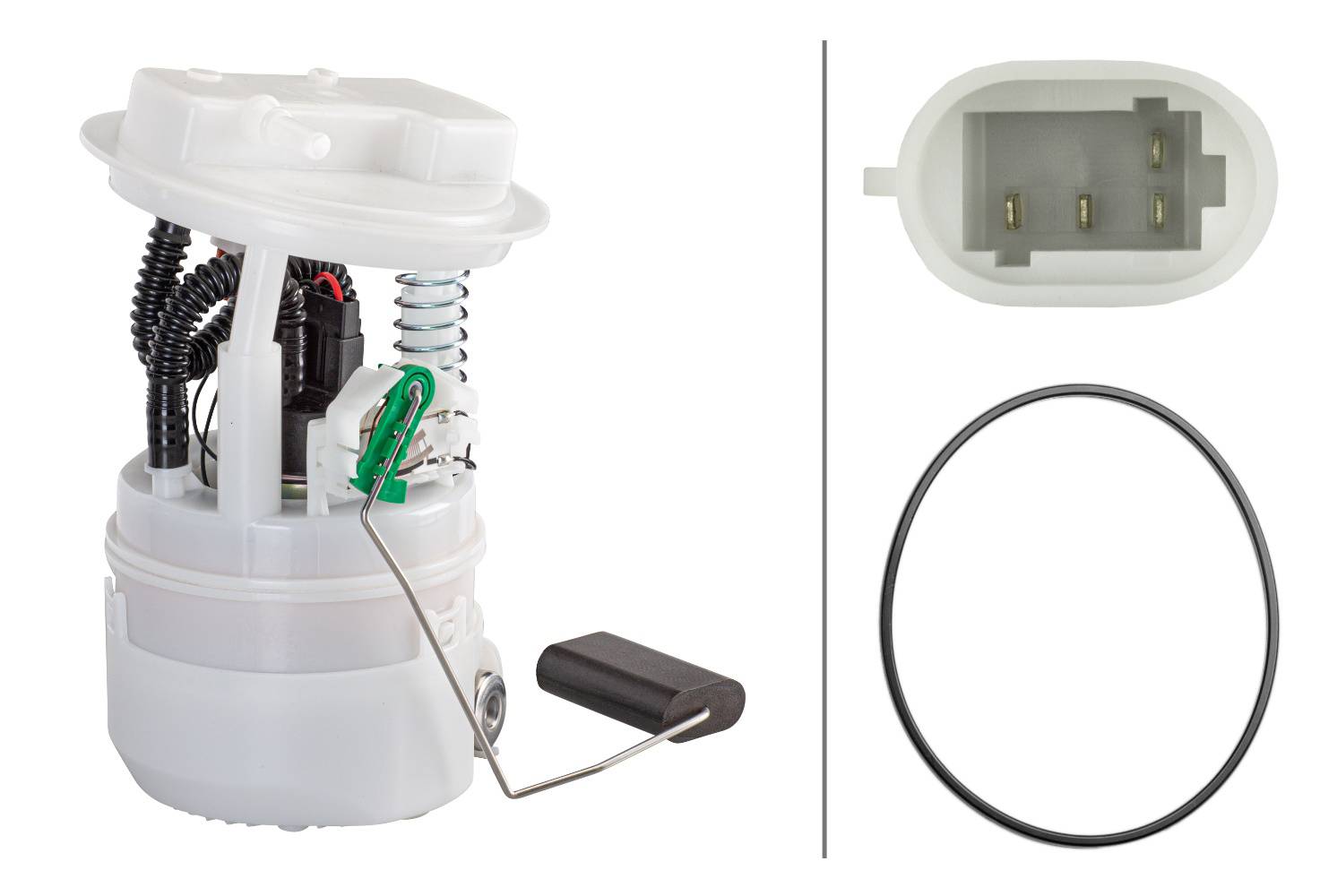 HELLA 8TF 358 106-481 Kraftstoff-Fördereinheit - elektrisch - 4-polig - mit Dichtung/mit Tankgeber -