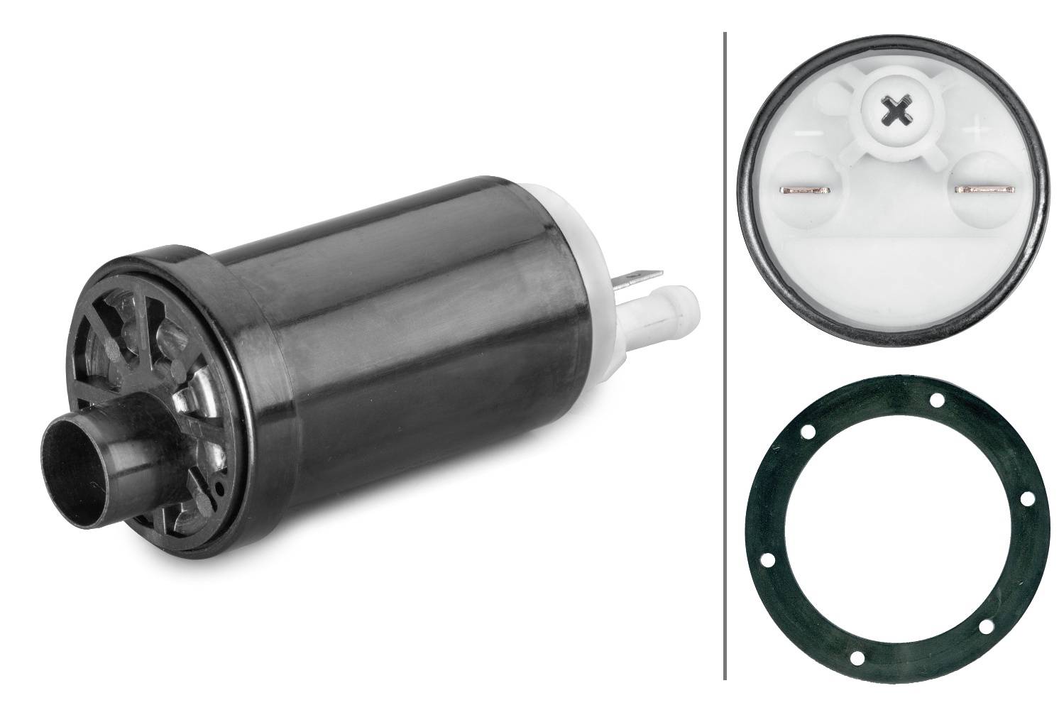 HELLA 8TF 358 106-641 Kraftstoffpumpe - elektrisch - 2-polig - mit Dichtung