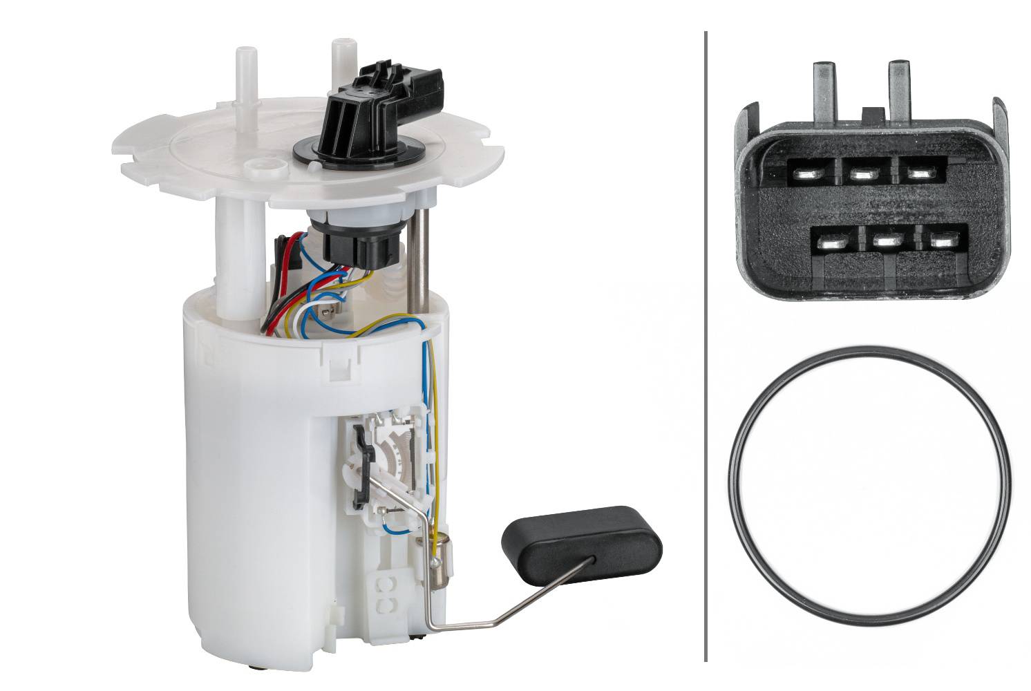 HELLA 8TF 358 106-731 Kraftstoff-Fördereinheit - elektrisch - 6-polig - mit Tankgeber/mit Dichtung