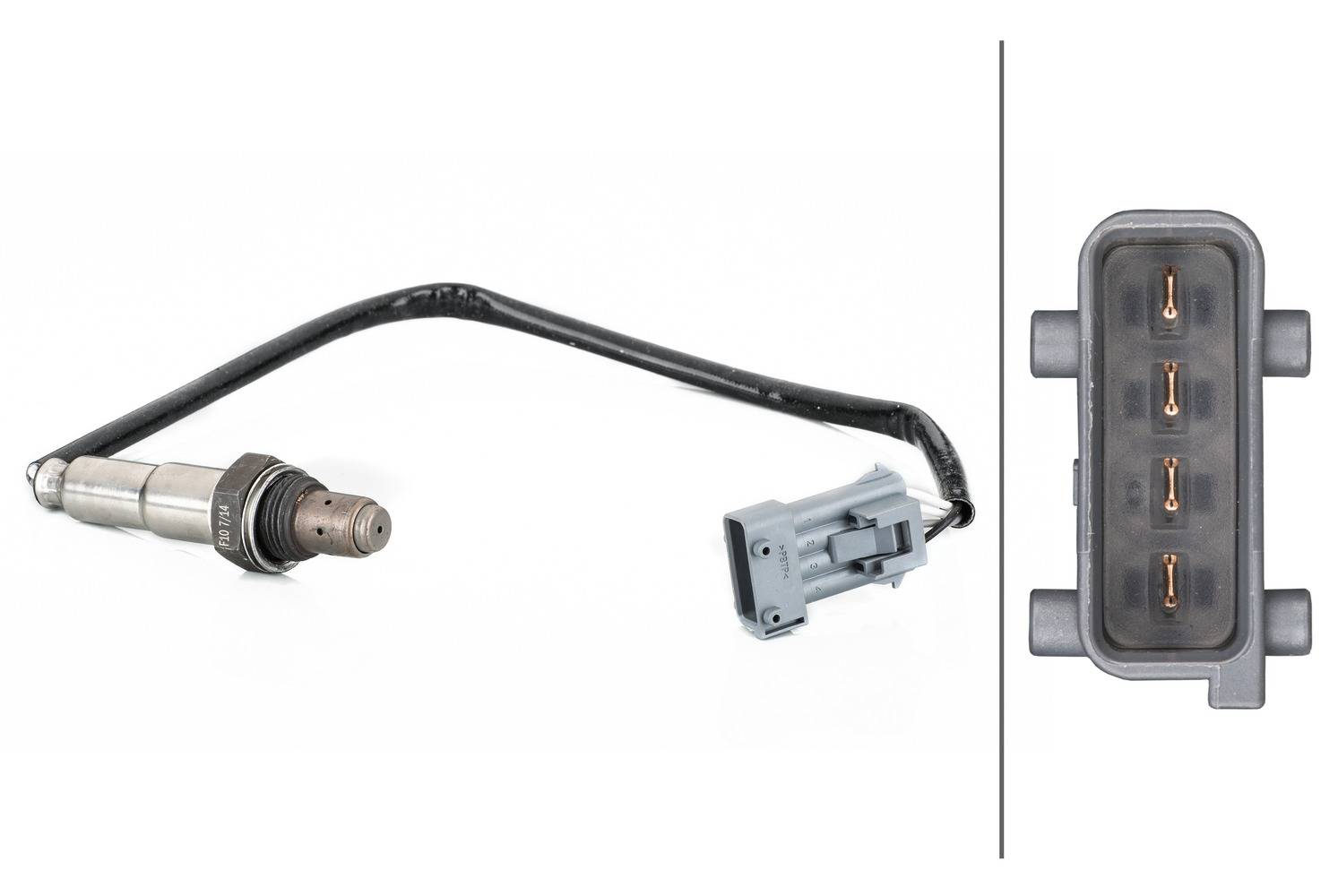 HELLA 6PA 358 103-281 Lambdasonde - 4-polig - Kabel: 390mm
