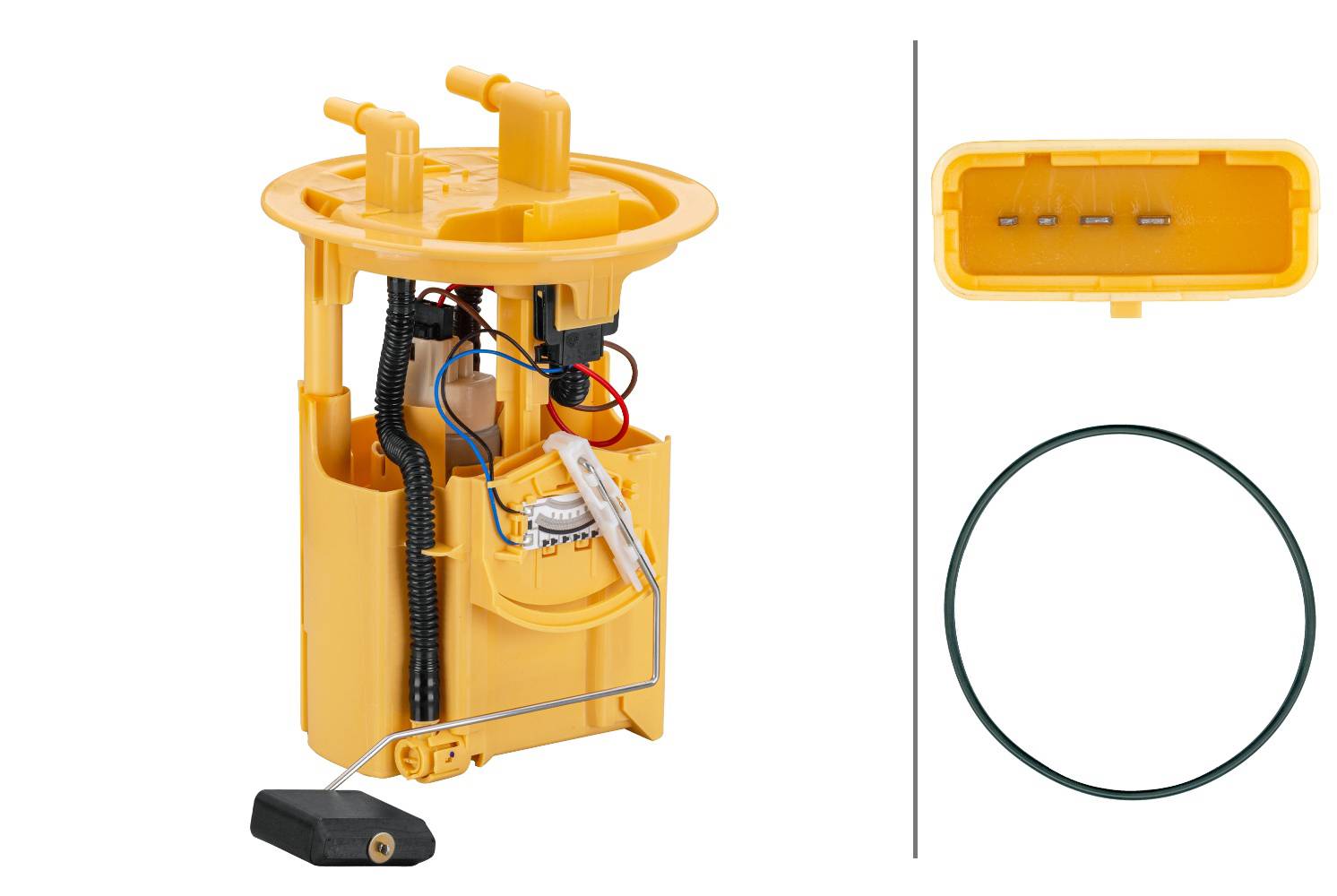 HELLA 8TF 358 146-231 Kraftstoff-Fördereinheit - elektrisch - 4-polig - mit Dichtung/mit Tankgeber