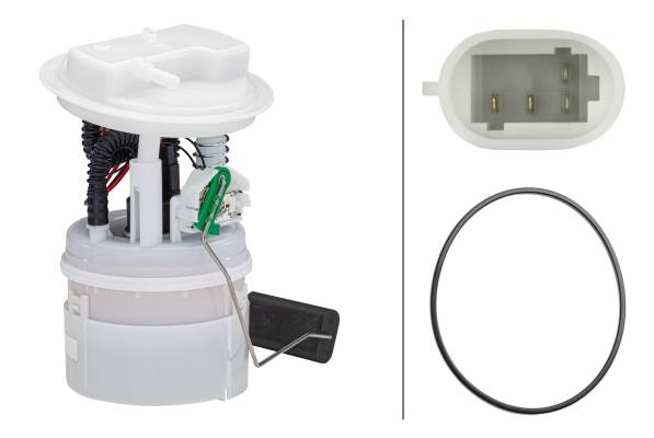 HELLA 8TF 358 106-491 Kraftstoff-Fördereinheit - elektrisch - 4-polig - mit Dichtung/mit Tankgeber