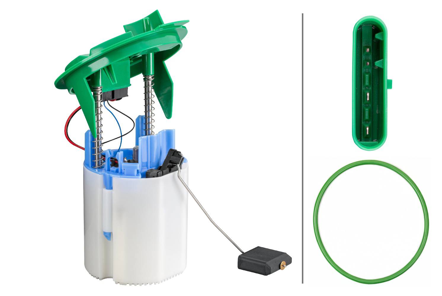 HELLA 8TF 358 146-051 Kraftstoff-Fördereinheit - elektrisch - 4-polig - mit Dichtung/mit Tankgeber