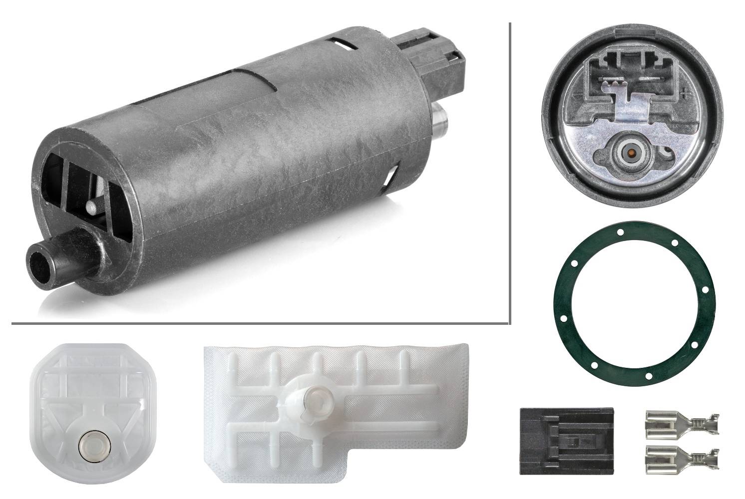 HELLA 8TF 358 106-571 Kraftstoffpumpe - elektrisch - 2-polig - mit Dichtung