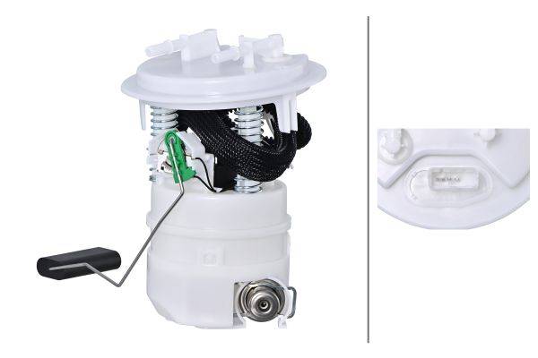 HELLA 8TF 358 106-111 Kraftstoff-Fördereinheit - elektrisch - 4-polig - mit Dichtung/mit Tankgeber