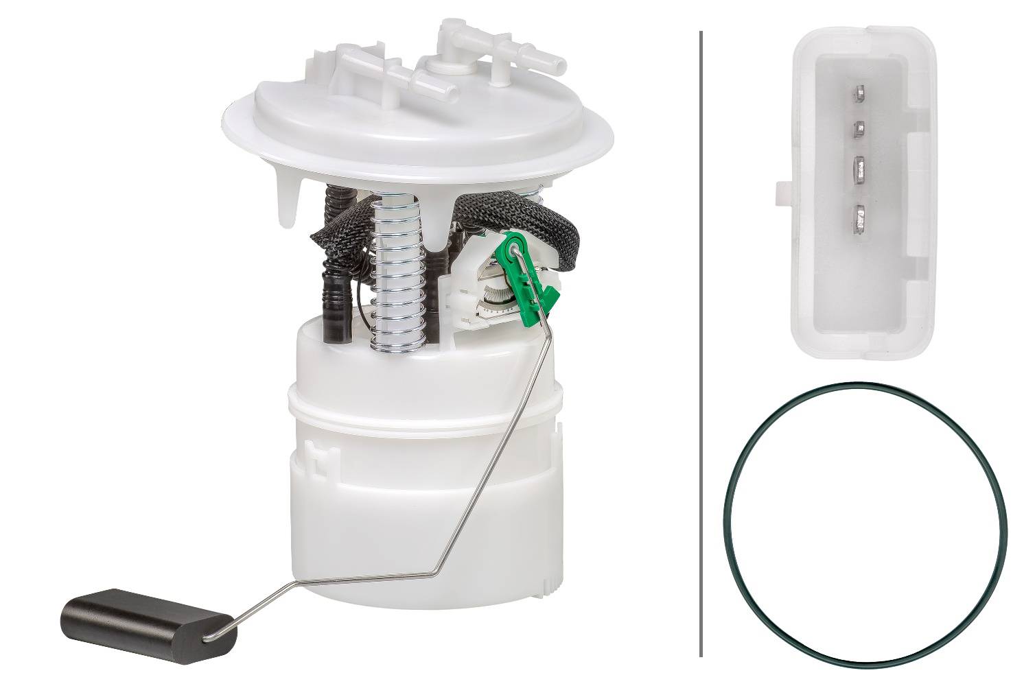 HELLA 8TF 358 106-111 Kraftstoff-Fördereinheit - elektrisch - 4-polig - mit Dichtung/mit Tankgeber