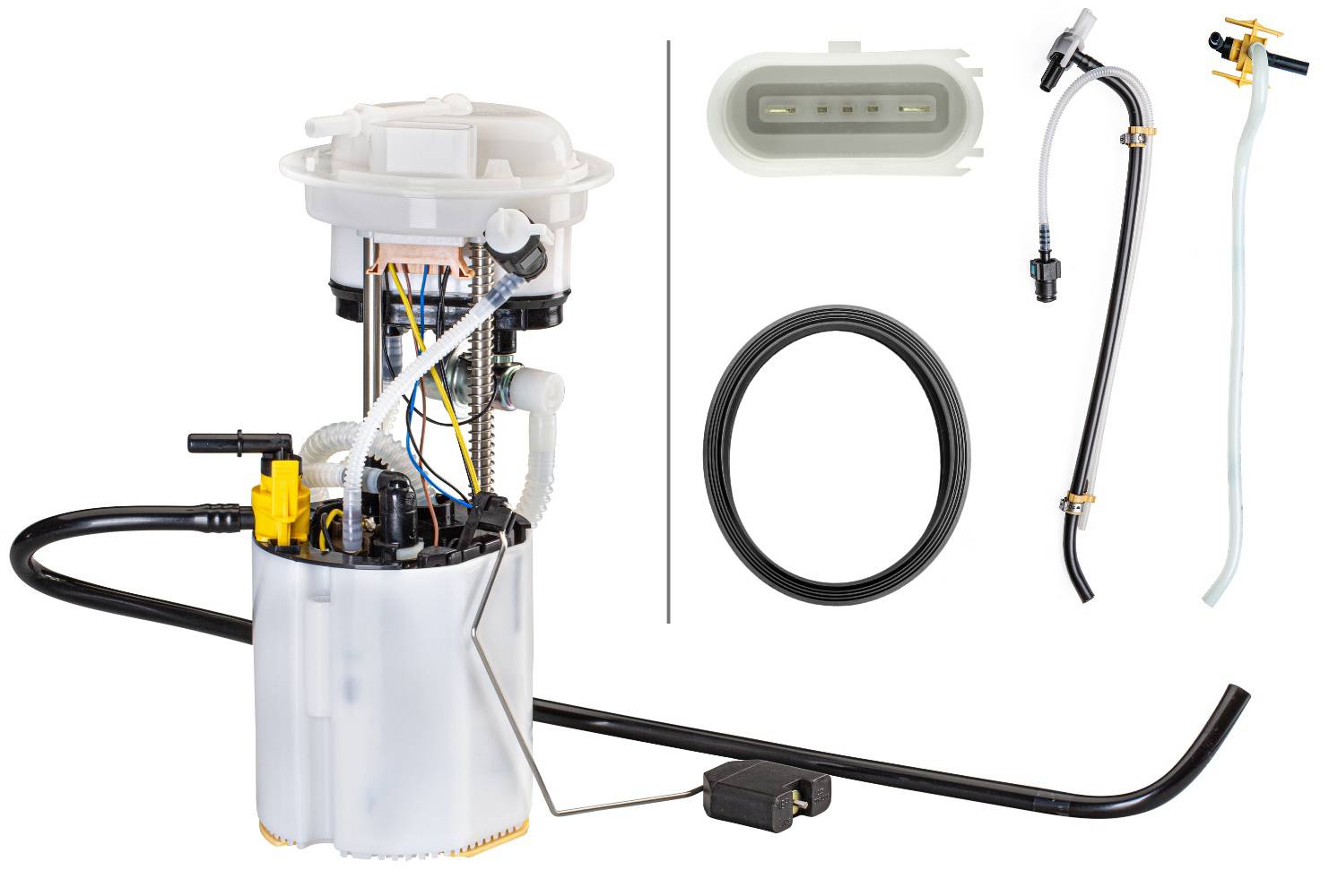 HELLA 8TF 358 106-411 Kraftstoff-Fördereinheit - elektrisch - 5-polig - mit Dichtung/mit Tankgeber -