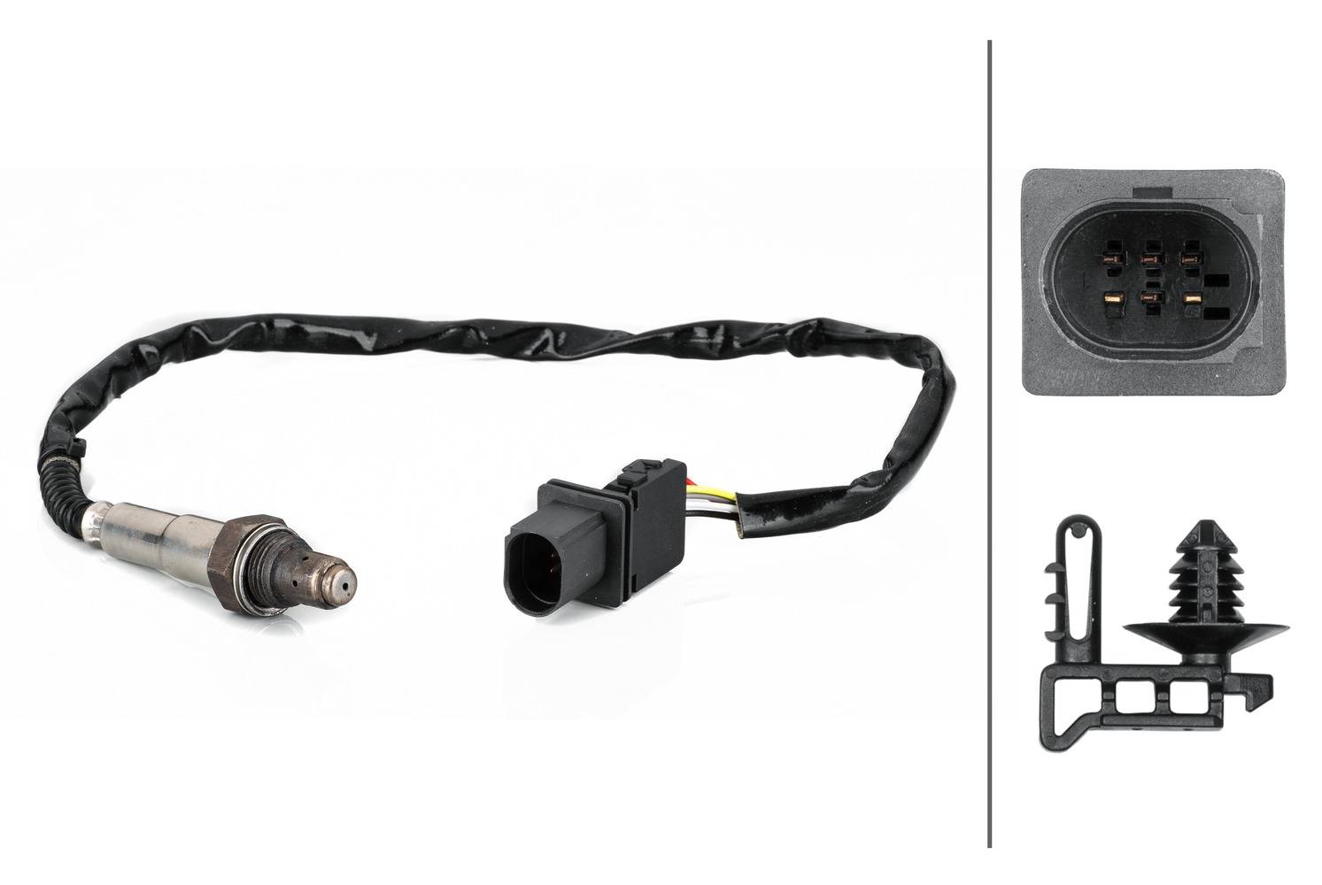 HELLA 6PA 358 103-131 Lambdasonde - 6-polig - Kabel: 545mm