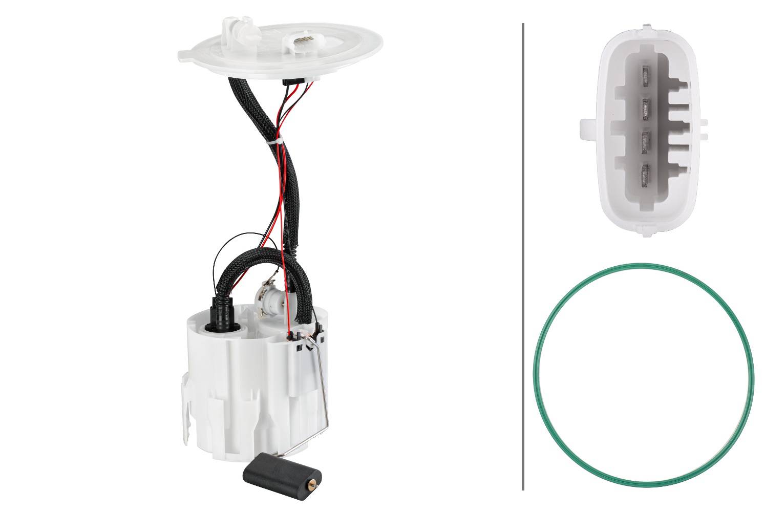 HELLA 8TF 358 106-961 Kraftstoff-Fördereinheit - elektrisch - 4-polig - mit Dichtung/mit Tankgeber -