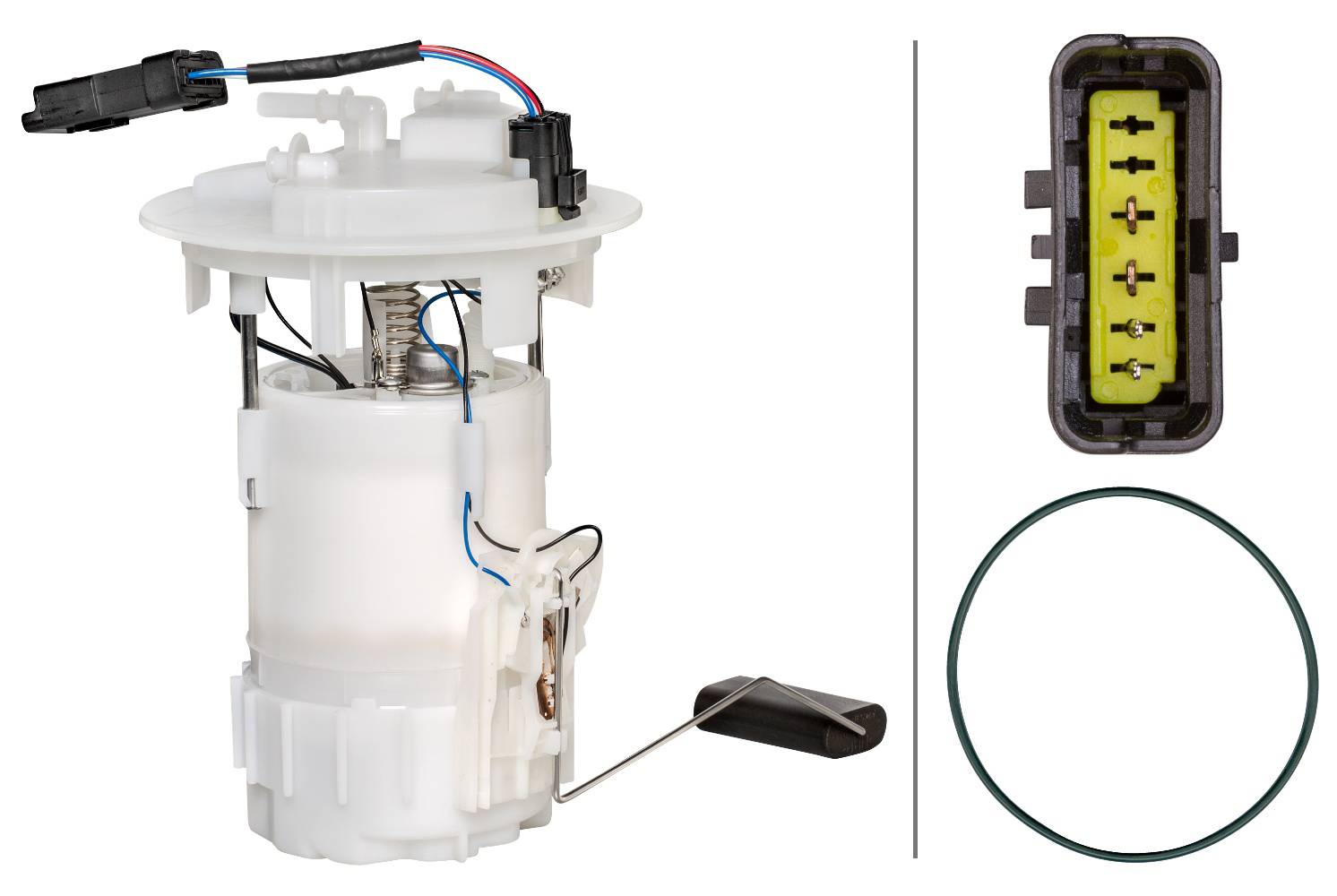 HELLA 8TF 358 106-021 Kraftstoff-Fördereinheit - elektrisch - 4-polig - mit Dichtung/mit Tankgeber