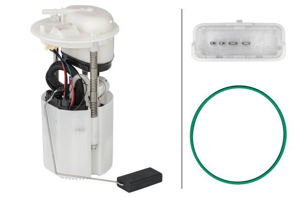 HELLA 8TF 358 146-281 Kraftstoff-Fördereinheit - elektrisch - 4-polig - mit Dichtung/mit Tankgeber -