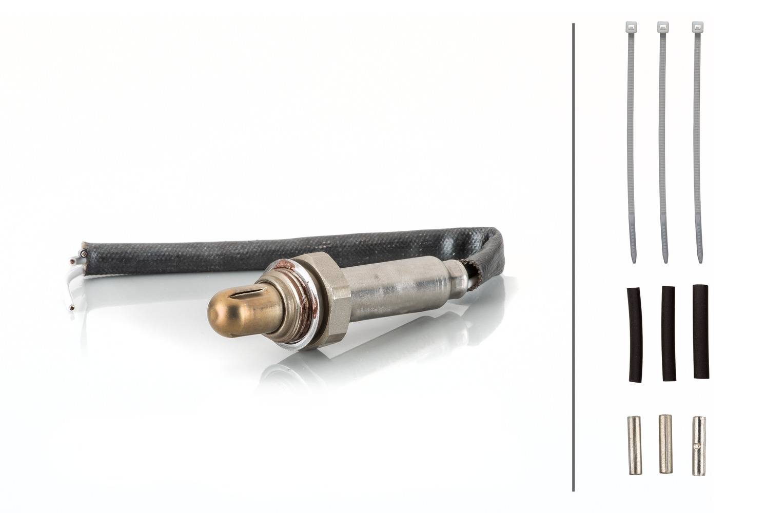 HELLA 6PA 358 103-331 Lambdasonde - 3-polig - Kabel: 155mm - mit Schrumpf-Lötverbinder - ohne Stecke