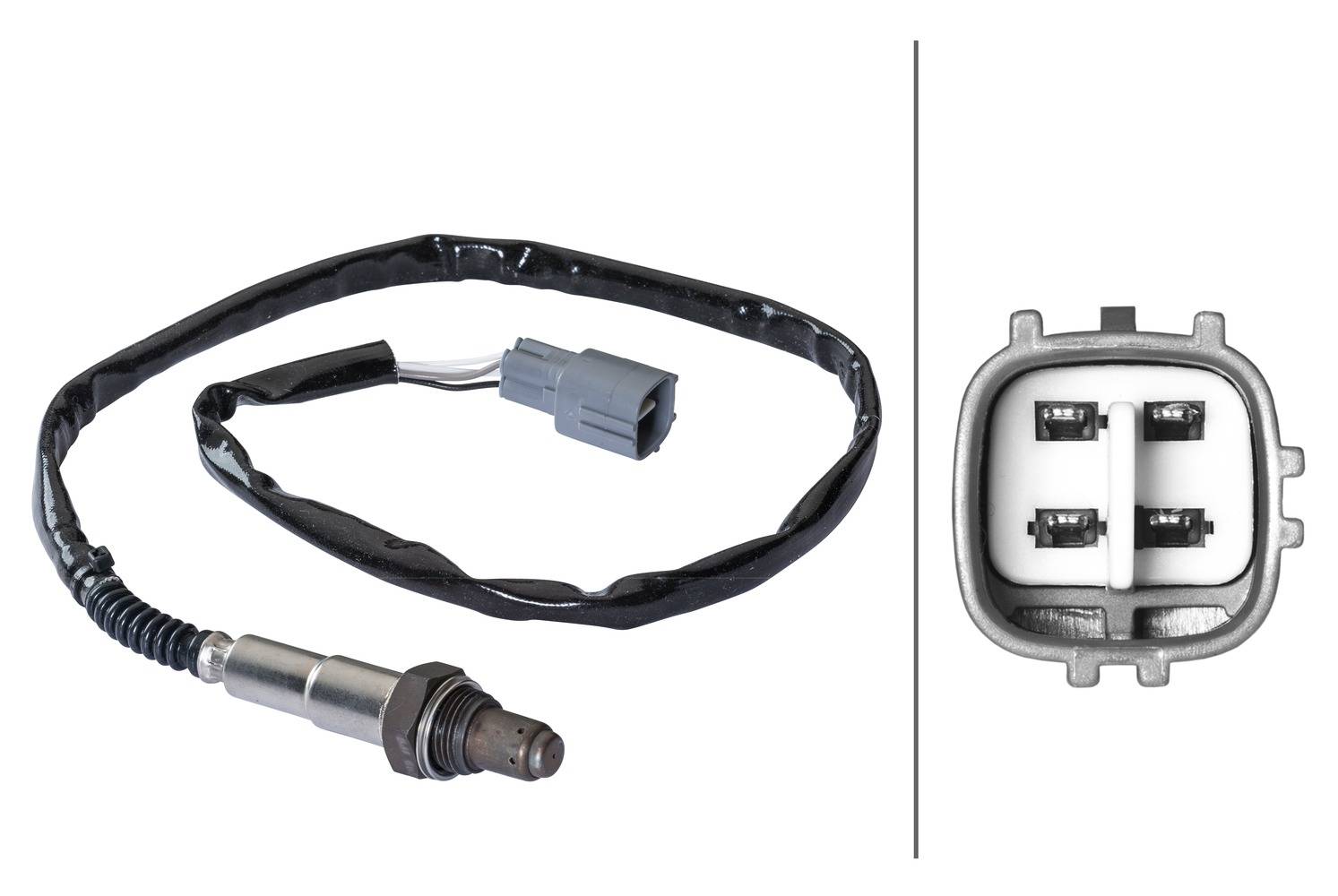 HELLA 6PA 358 103-051 Lambdasonde - 4-polig - Kabel: 660mm