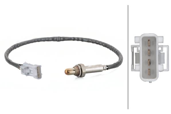 HELLA 6PA 358 103-391 Lambdasonde - 4-polig - Kabel: 530mm