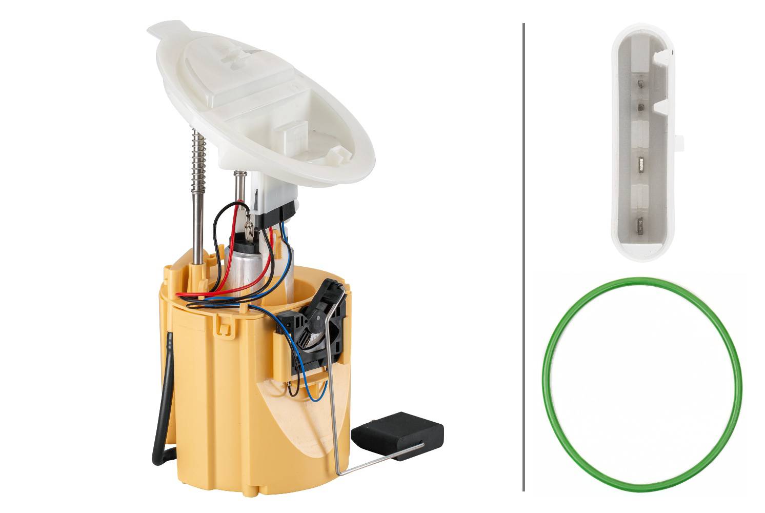 HELLA 8TF 358 146-001 Kraftstoff-Fördereinheit - elektrisch - 4-polig - mit Dichtung/mit Tankgeber