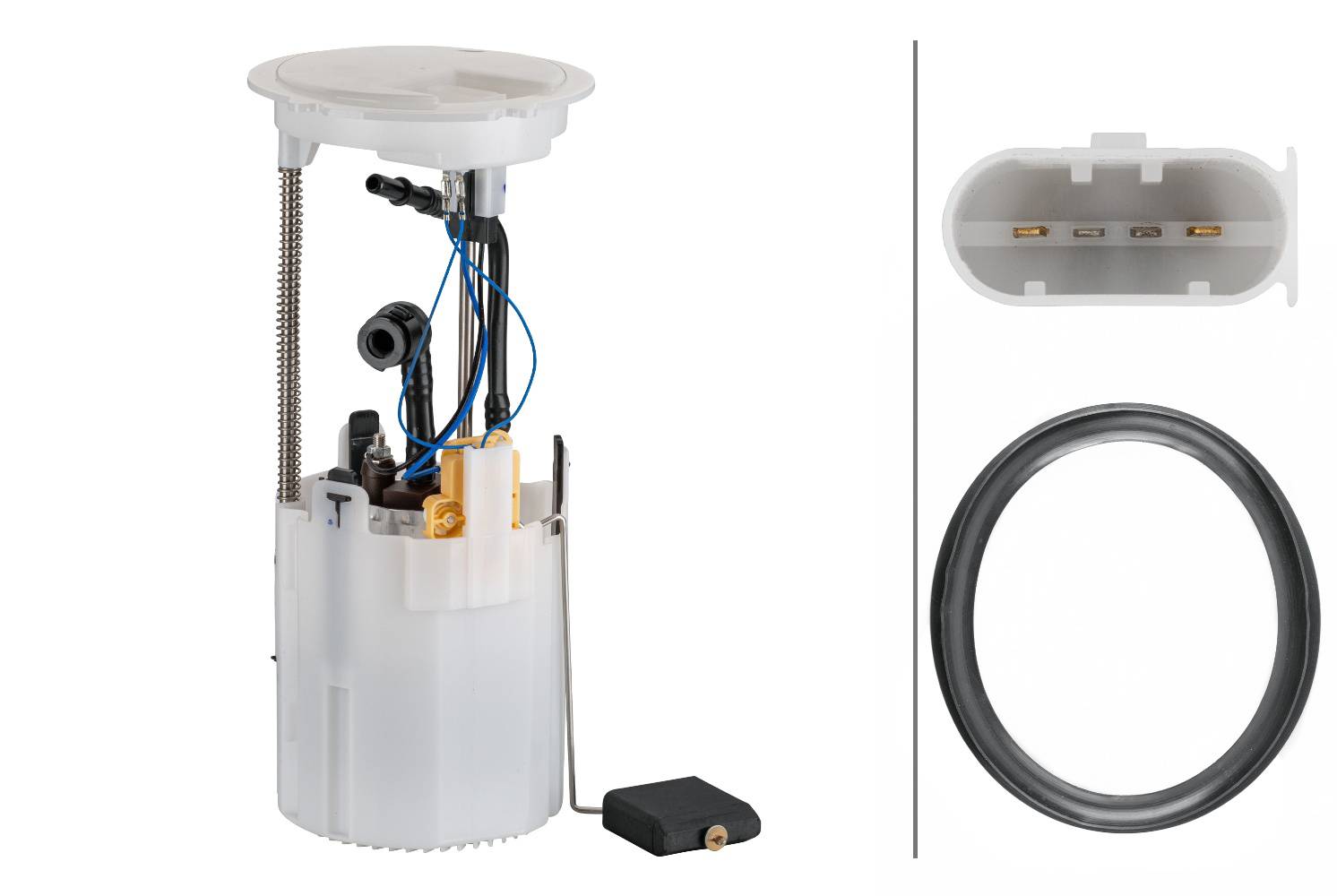 HELLA 8TF 358 146-101 Kraftstoff-Fördereinheit - elektrisch - 4-polig - mit Dichtung/mit Tankgeber