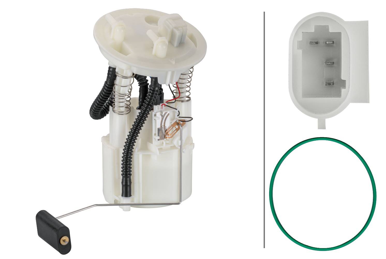 HELLA 8TF 358 106-831 Kraftstoff-Fördereinheit - elektrisch - 4-polig - mit Dichtung/mit Tankgeber