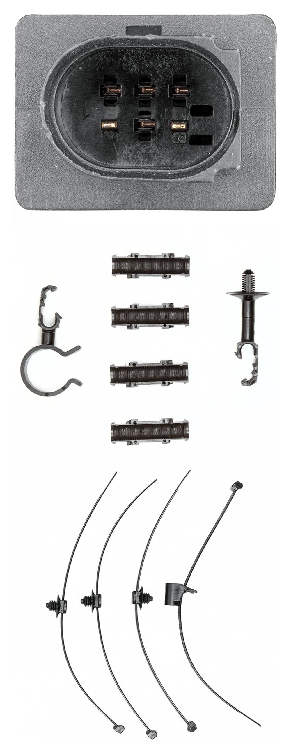 HELLA 6PA 358 103-121 Lambdasonde - 6-polig - Kabel: 1240mm - mit Befestigungsmaterial