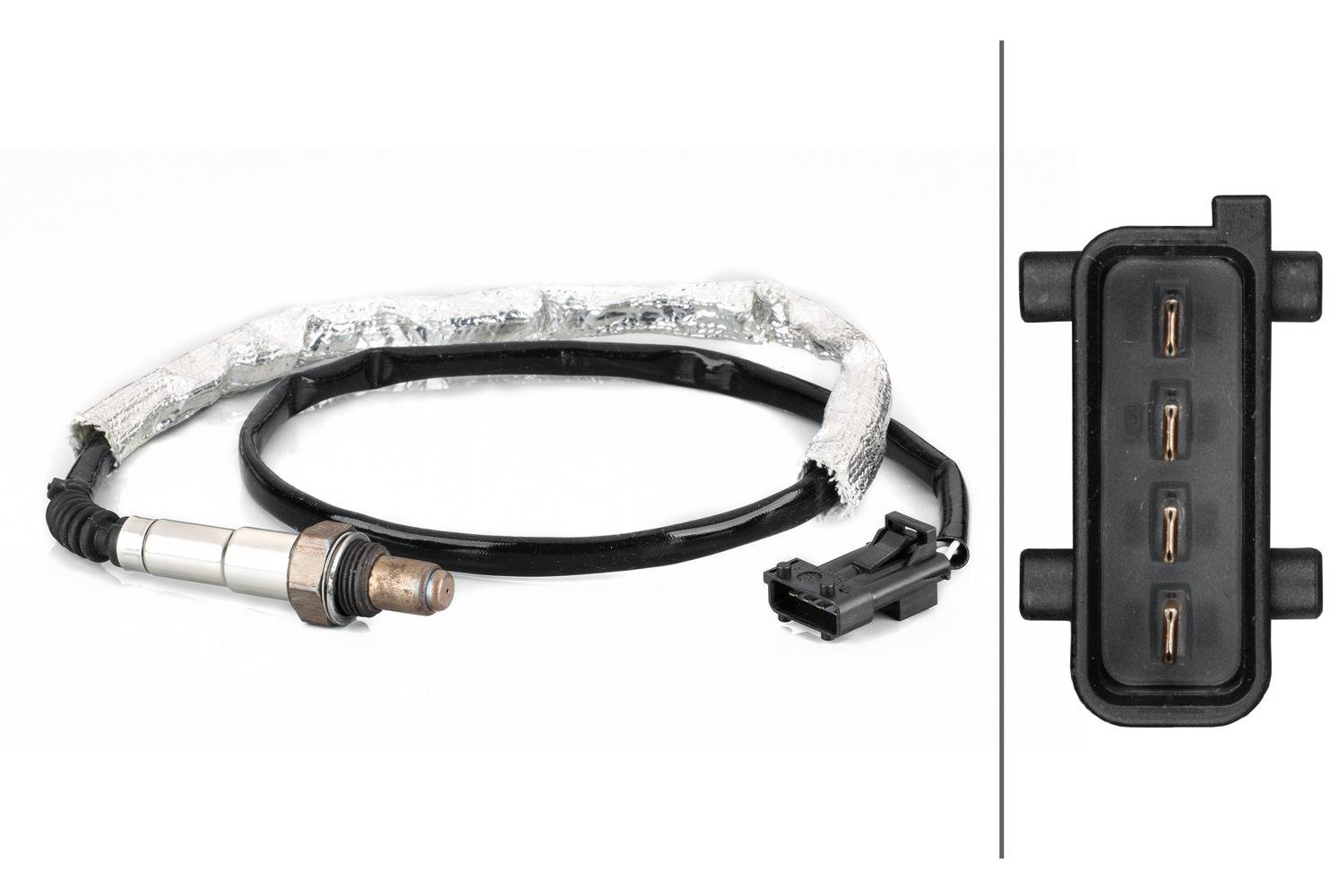 HELLA 6PA 358 103-201 Lambdasonde - 4-polig - Kabel: 955mm