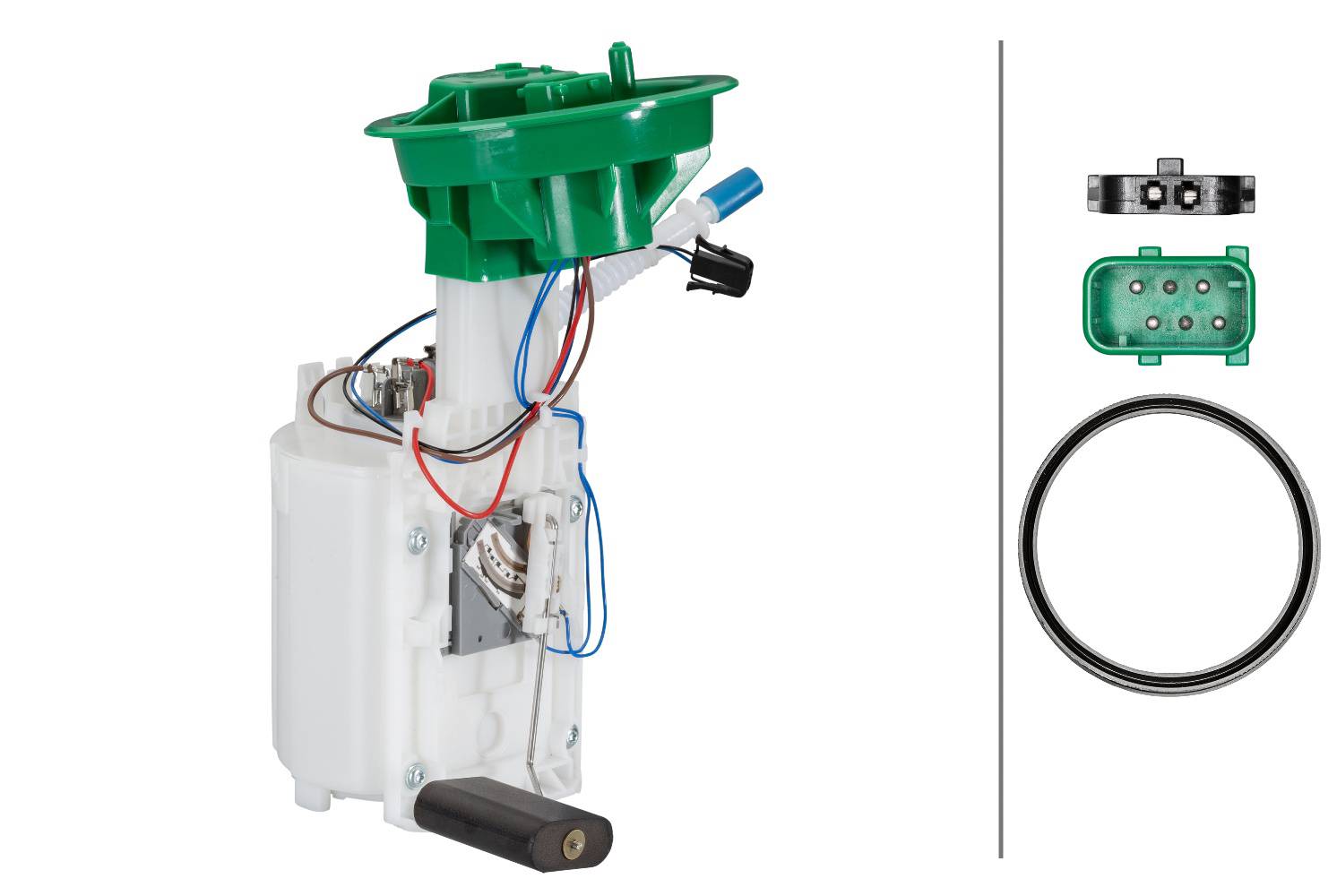 HELLA 8TF 358 146-481 Kraftstoff-Fördereinheit - elektrisch - 6-polig - mit Dichtung/mit Tankgeber