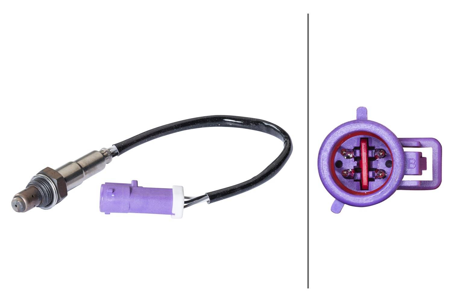 HELLA 6PA 358 066-981 Lambdasonde - 4-polig - Kabel: 250mm