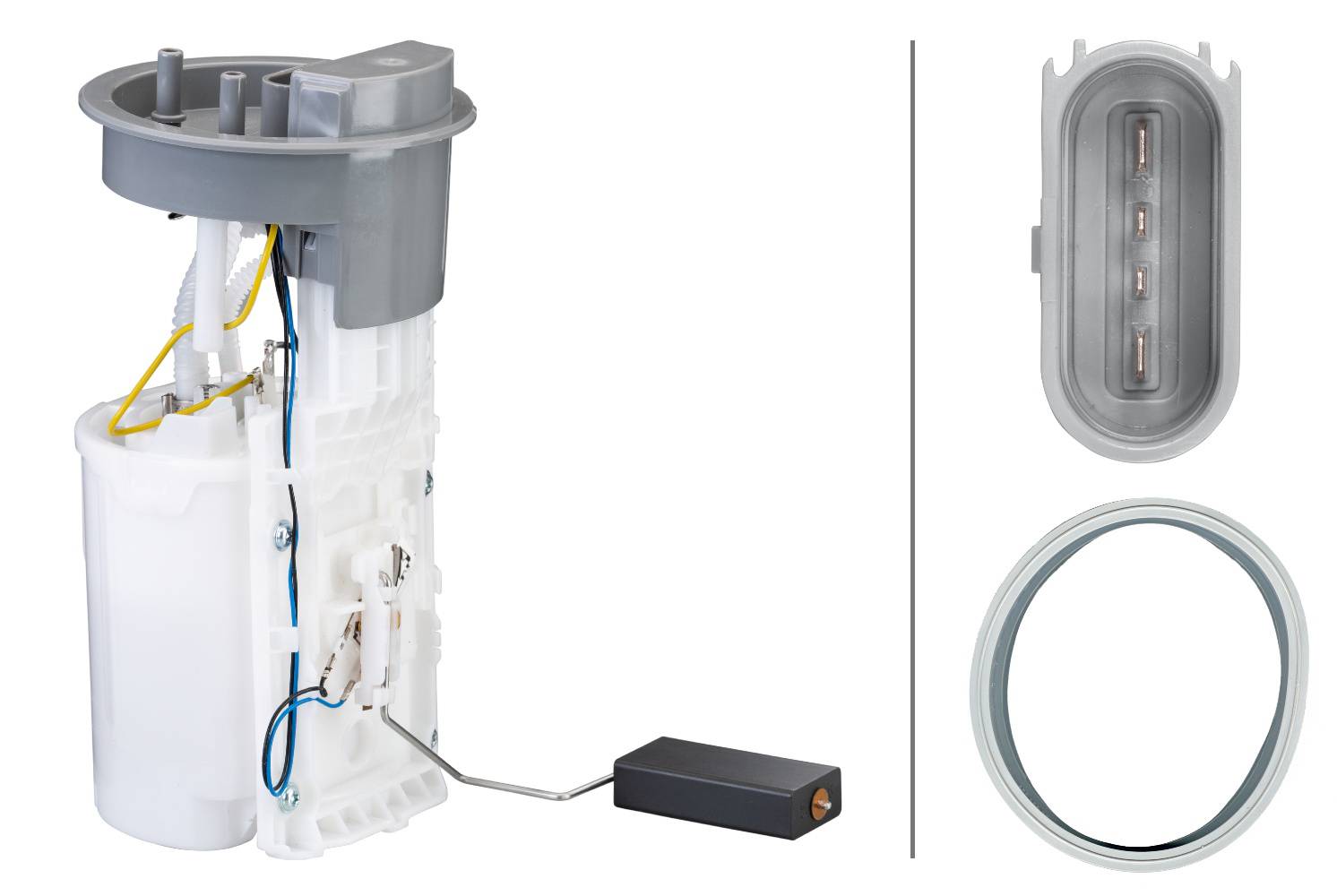 HELLA 8TF 358 106-211 Kraftstoff-Fördereinheit - elektrisch - 4-polig - mit Dichtung/mit Tankgeber