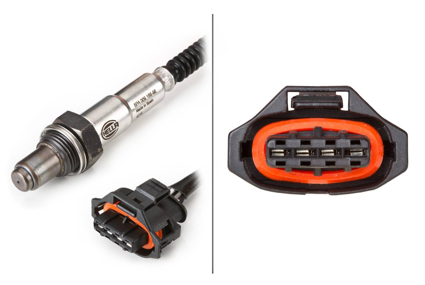 HELLA 6PA 009 166-981 Lambdasonde - vor Katalysator - Kabel: 570mm