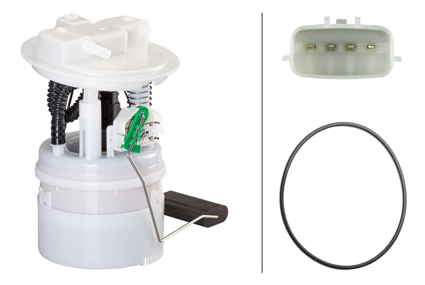HELLA 8TF 358 106-611 Kraftstoff-Fördereinheit - elektrisch - 4-polig - mit Dichtung/mit Tankgeber