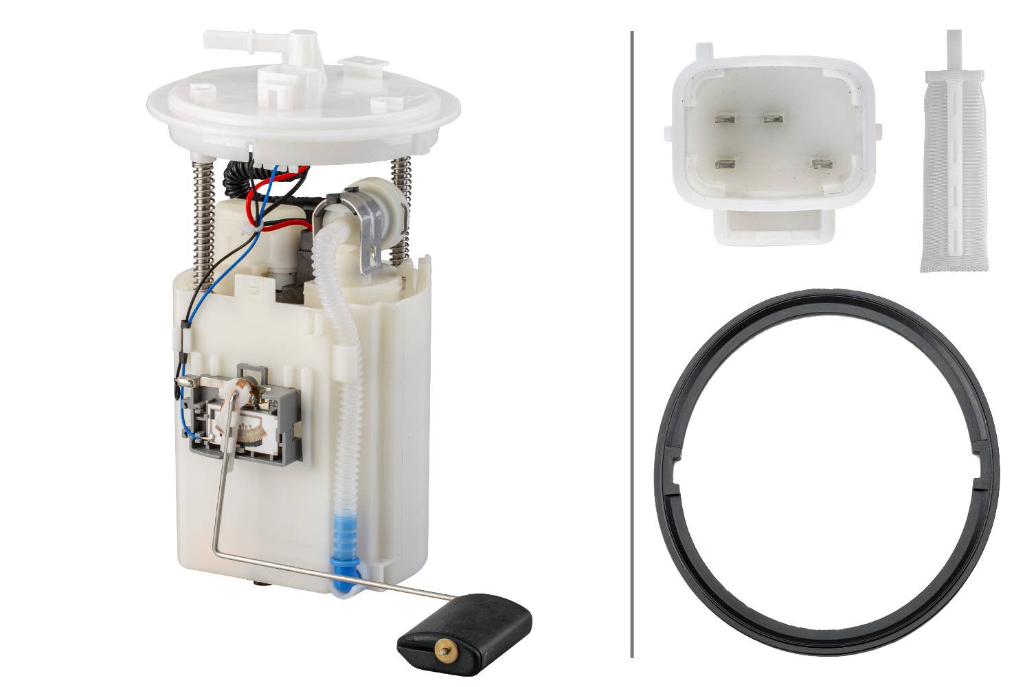 HELLA 8TF 358 146-681 Kraftstoff-Fördereinheit - elektrisch - 4-polig - mit Dichtung/mit Tankgeber