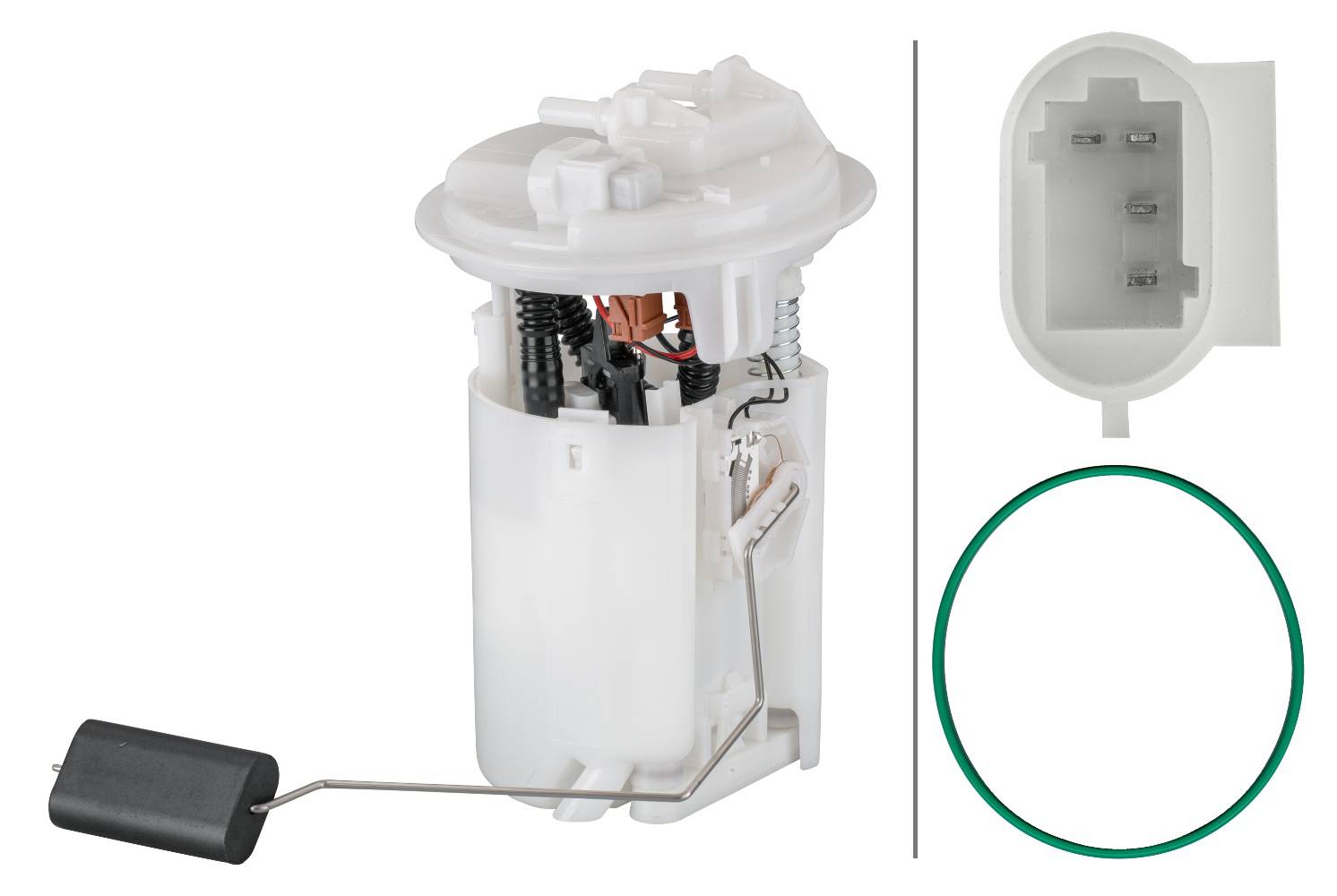 HELLA 8TF 358 106-881 Kraftstoff-Fördereinheit - elektrisch - 4-polig - mit Dichtung/mit Tankgeber -