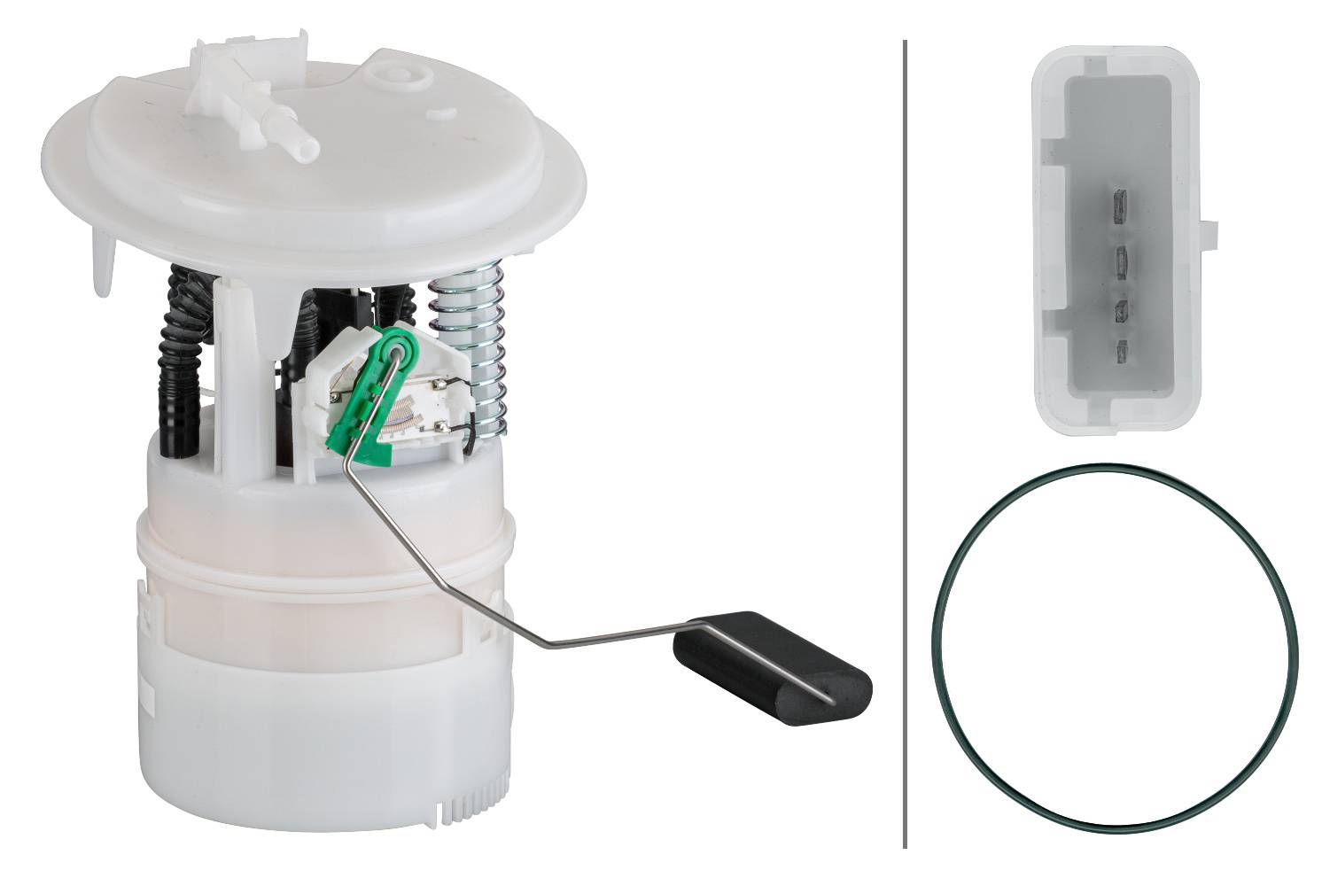 HELLA 8TF 358 106-901 Kraftstoff-Fördereinheit - elektrisch - 4-polig - mit Dichtung/mit Tankgeber