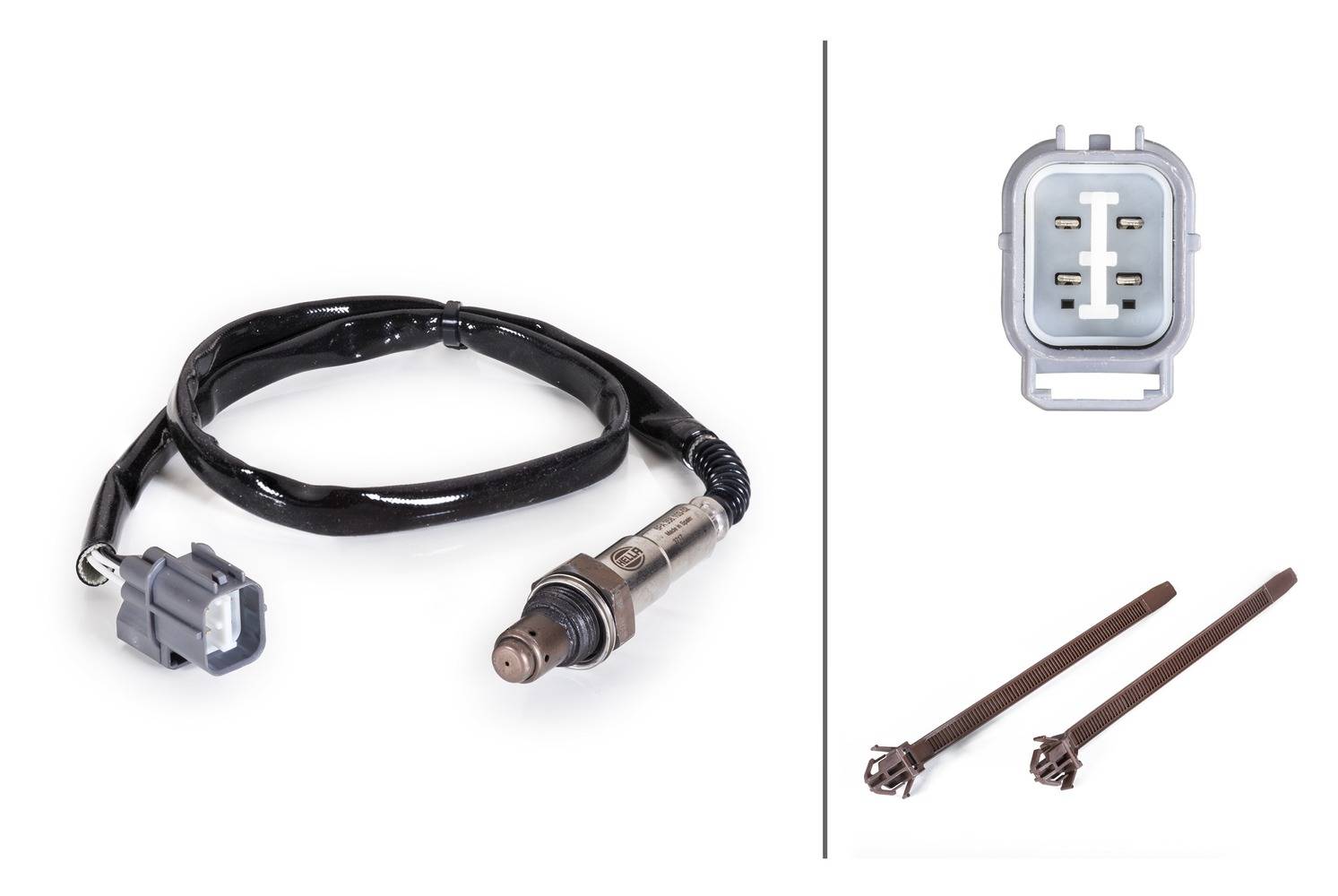 HELLA 6PA 358 103-021 Lambdasonde - 4-polig - Kabel: 610mm