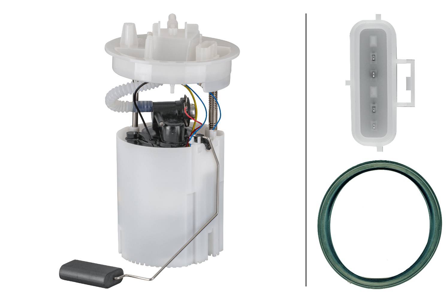 HELLA 8TF 358 146-131 Kraftstoff-Fördereinheit - elektrisch - 4-polig - mit Dichtung/mit Tankgeber -